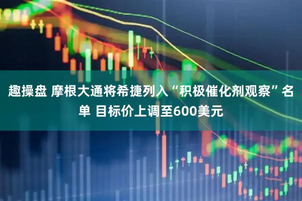 趣操盘 摩根大通将希捷列入“积极催化剂观察”名单 目标价上调至600美元